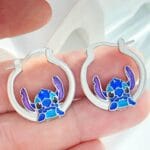 pendientes plata stitch