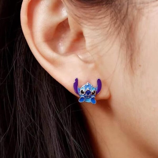 pendientes stitch kawaii