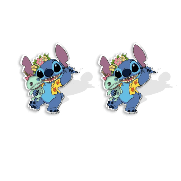 pendientes stitch scrump