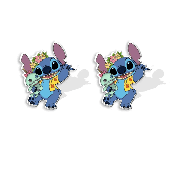 pendientes stitch scrump pendientes stitch scrump