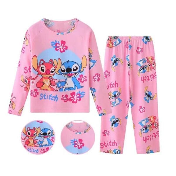 pijama de stitch y angel
