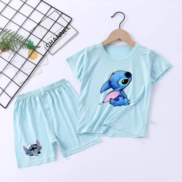 pijama stitch azul