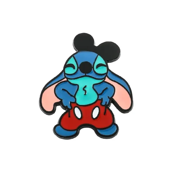 pins stitch mickey mouse