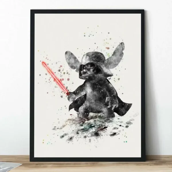 poster stitch darth vader