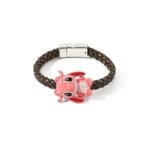 pulsera cuero angel stitch
