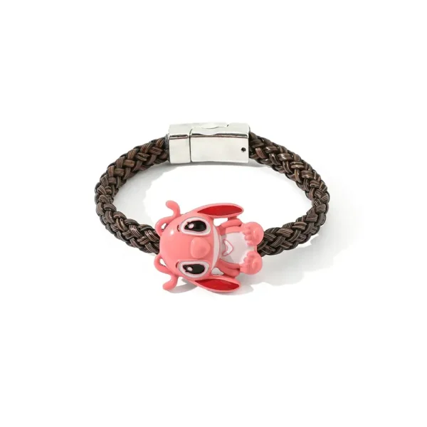 pulsera cuero angel stitch