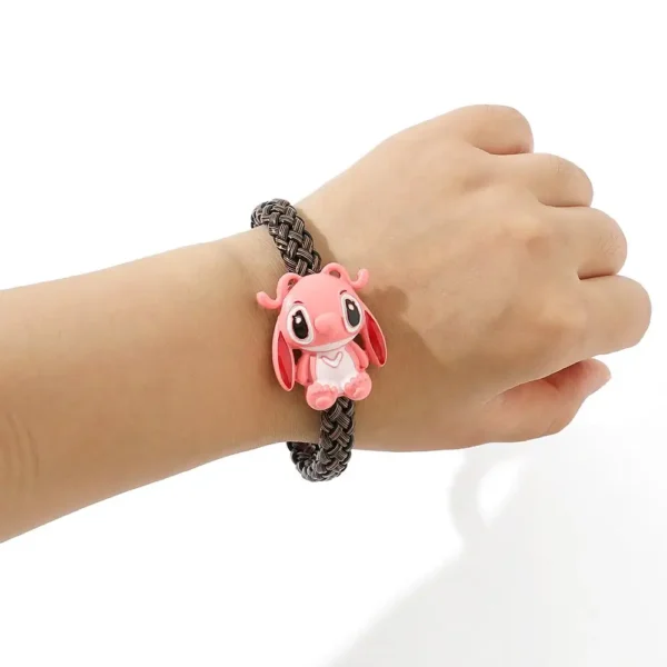 pulsera cuero angel stitch