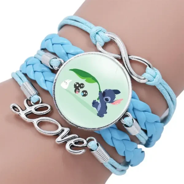 pulsera stitch hoja