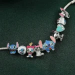 pulsera stitch plata