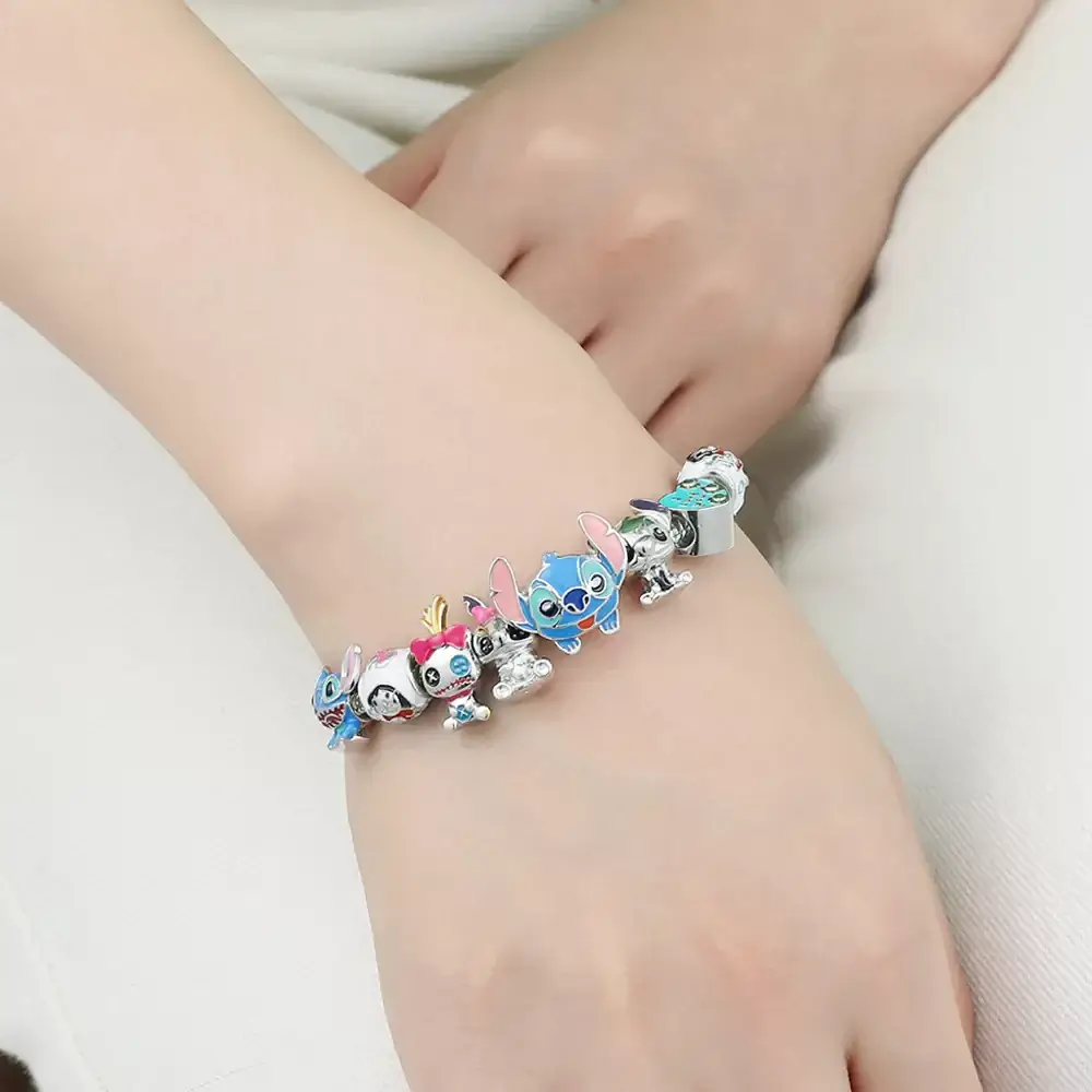 pulsera stitch plata pulsera stitch plata