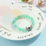 pulsera verde stitch