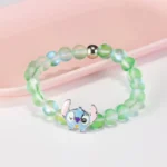 pulsera verde stitch