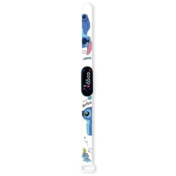 reloj blanco stitch