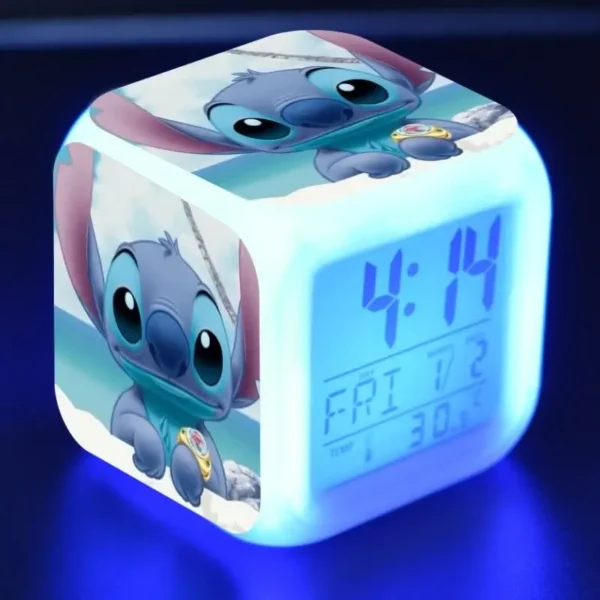 reloj despertador stitch
