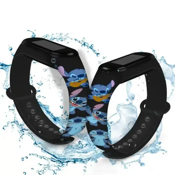 reloj led stitch