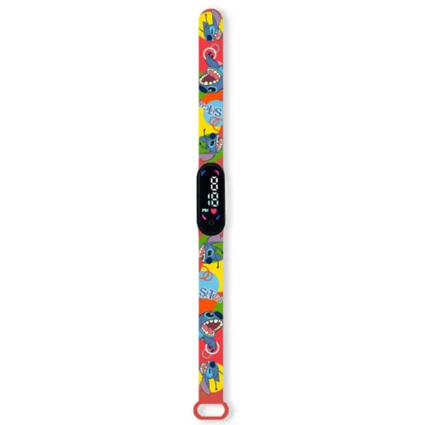 reloj stitch colorido