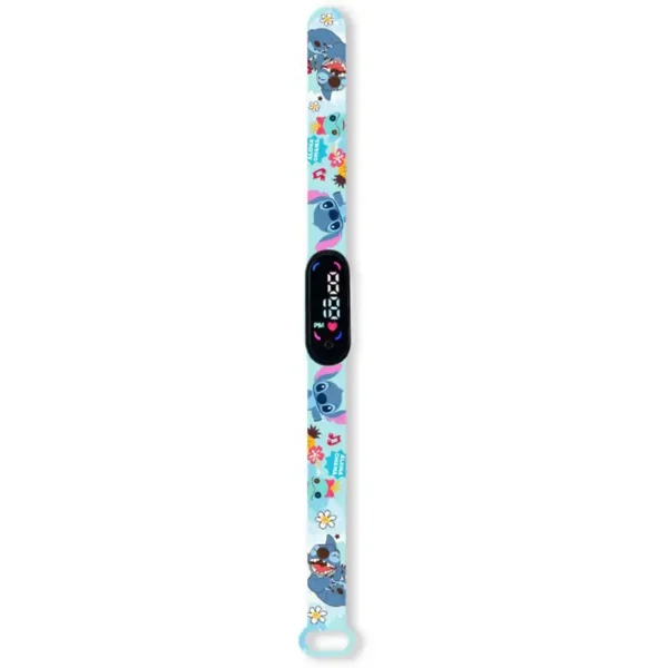 reloj stitch scrump flores