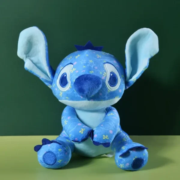 stitch peluche con flores