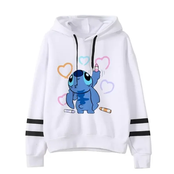 sudadera blanca stitch