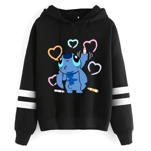 sudadera blanca stitch