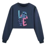 sudadera crop stitch