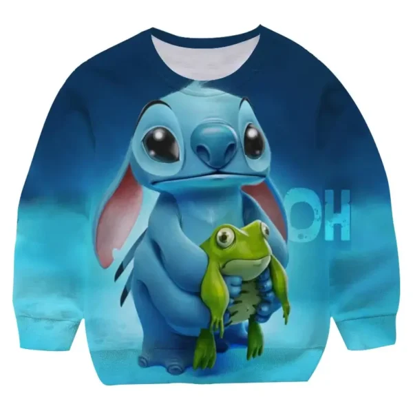 sudadera infantil stitch rana