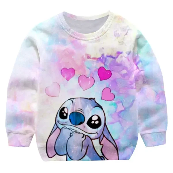 sudadera niño stitch enamorado