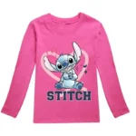 sudadera rosa de stitch