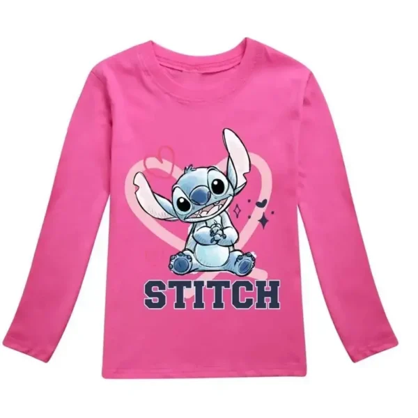 sudadera rosa de stitch