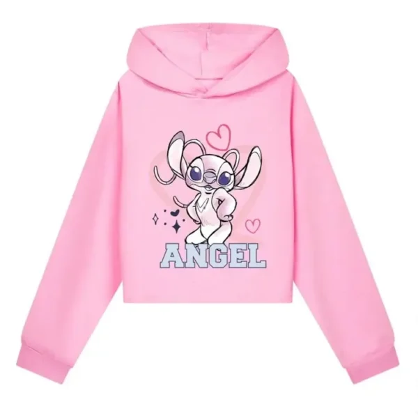 sudadera stitch angel capucha