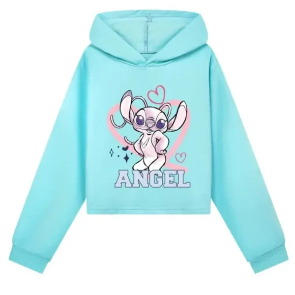 sudadera stitch angel capucha