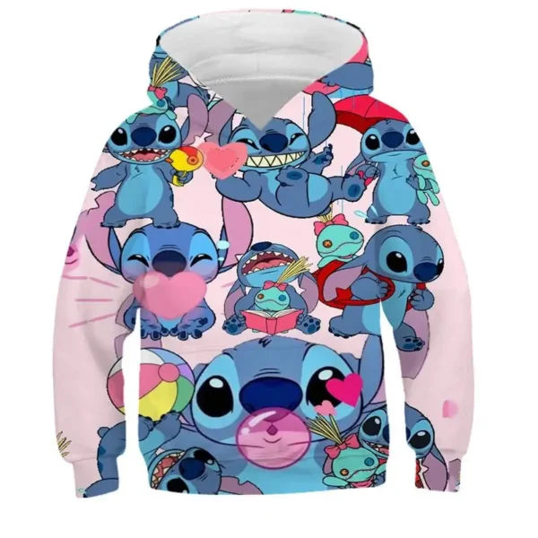 sudadera stitch chicle