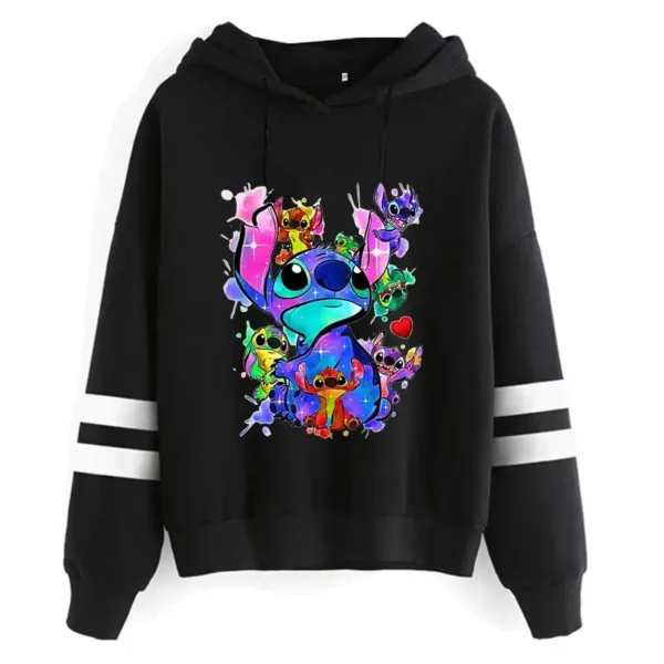 sudadera stitch multicolor
