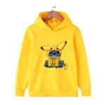 sudadera stitch pikachu