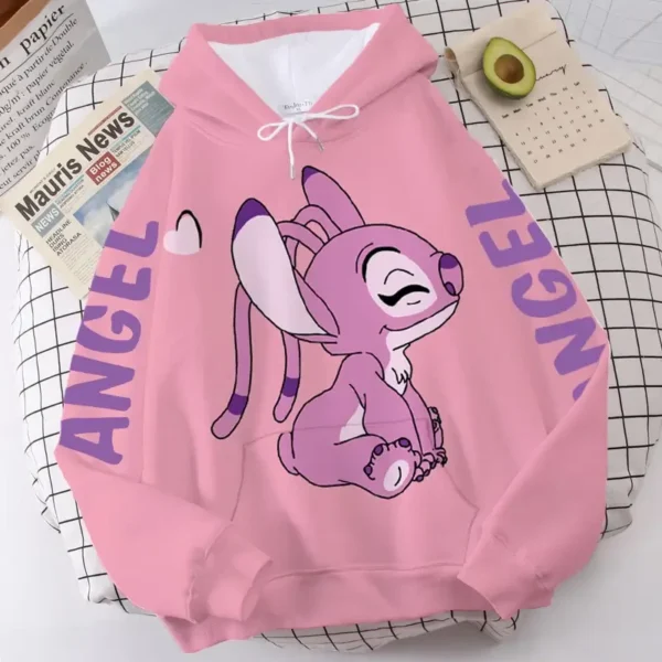 sudadera stitch rosa