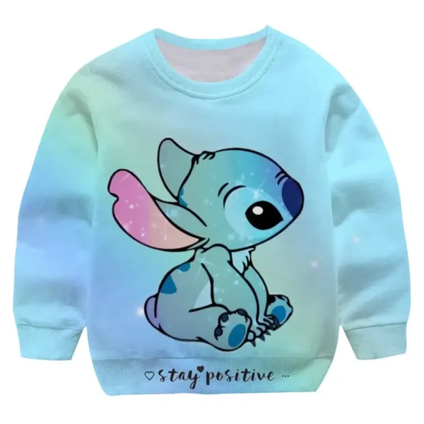 sudadera stitch stay positive