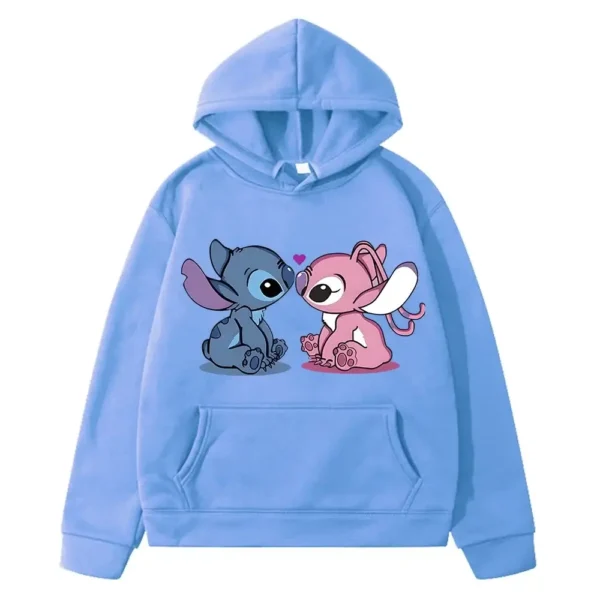 sudadera stitch y angel
