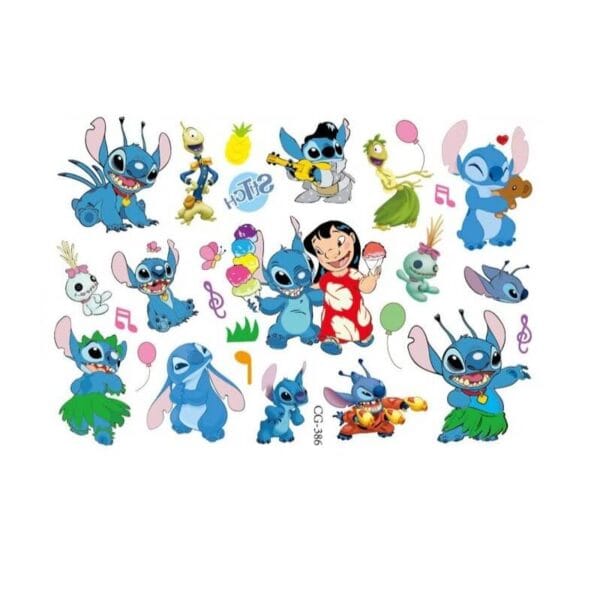 tatuaje stitch bailando