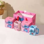 taza de stitch y angel