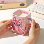 taza de stitch y angel