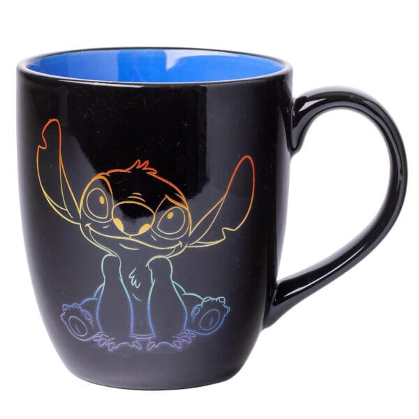 taza negra stitch