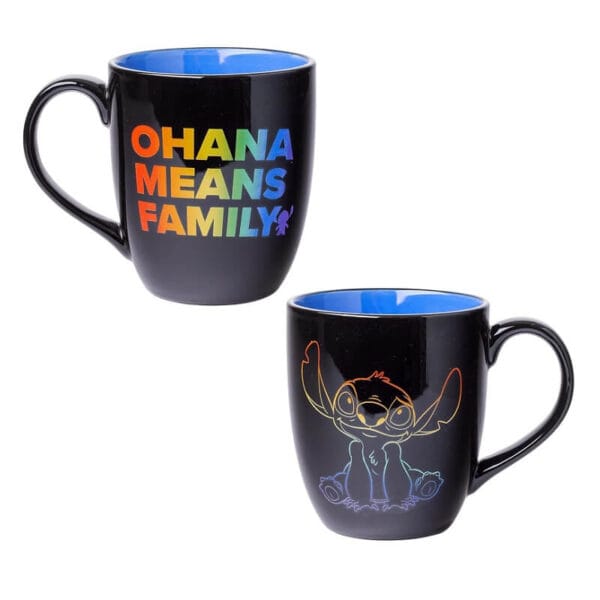 taza negra stitch