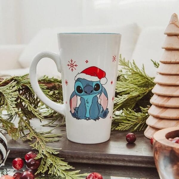 taza stitch navidad