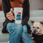 taza stitch navidad
