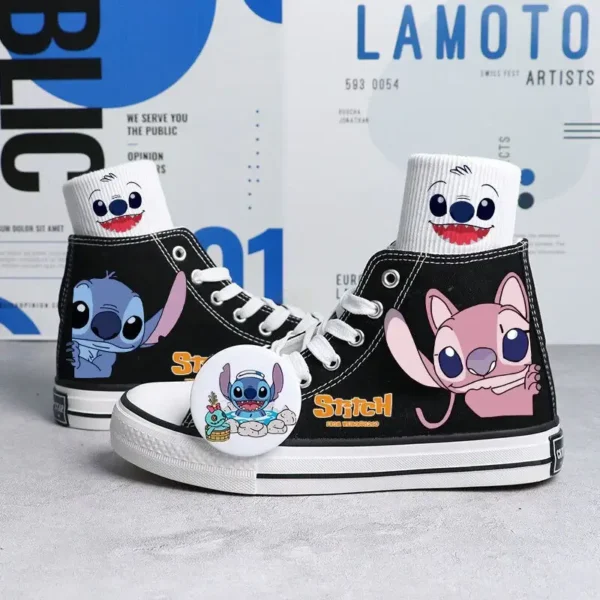 zapatillas stitch y angel